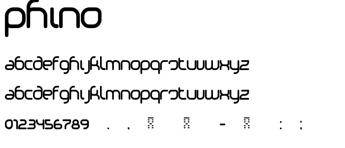 Phino font