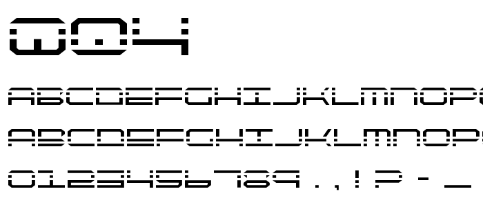 Qq4 font