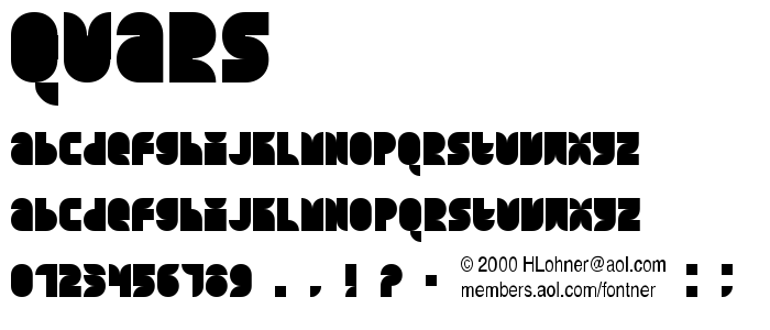 Quars font