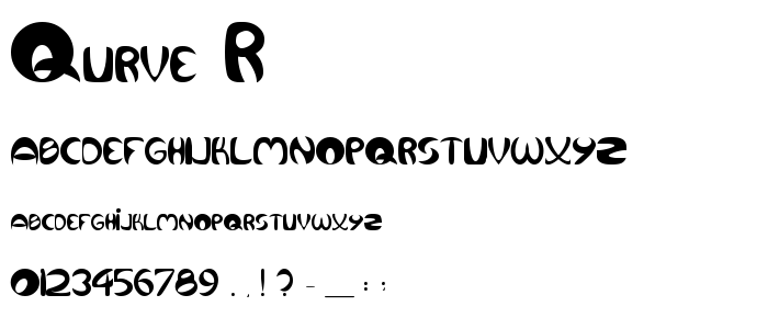 Qurve_R font