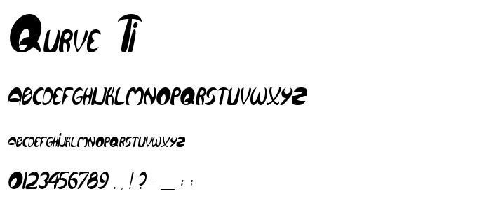 Qurve_Ti font