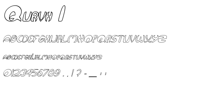Qurvh_I font
