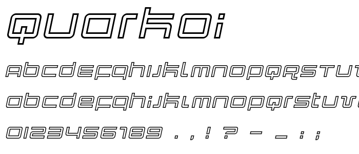 Quarkoi font