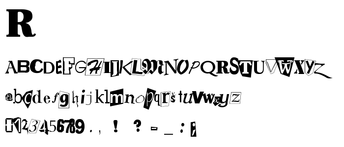 Ransomno font