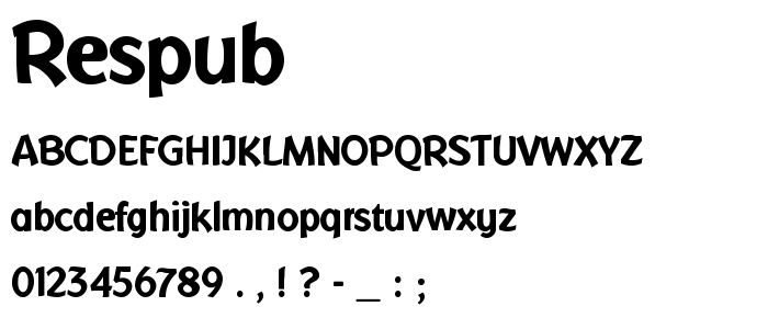 Respub font