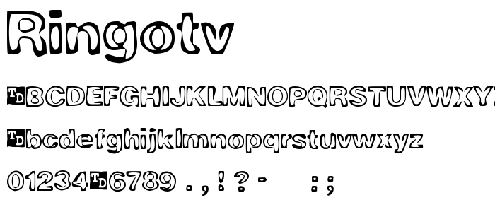 Ringotv font