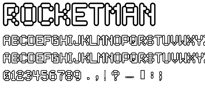 Rocketman font