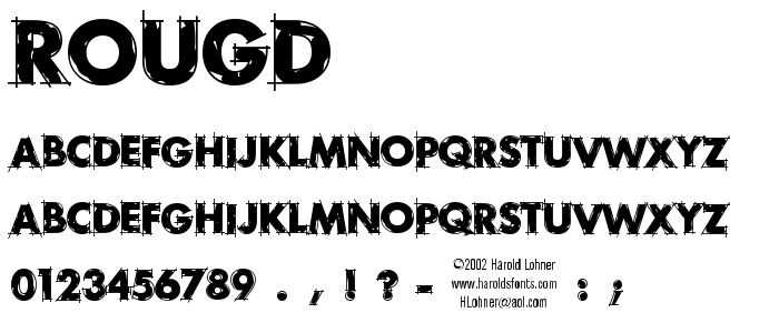 Rougd font