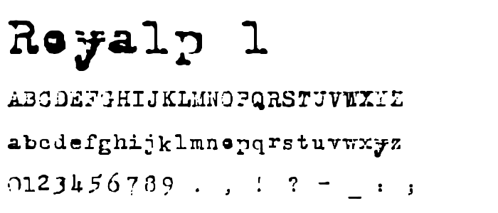 Royalp_1 font
