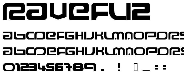 Ravefli2 font