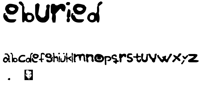 Reburied font