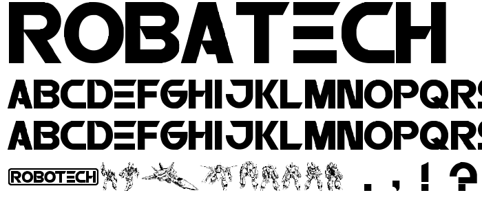 Robatech font