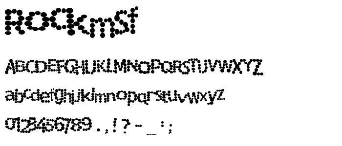 Rockmsf font