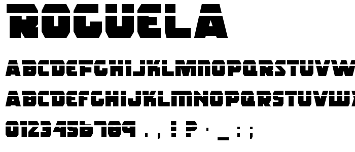 Roguela font