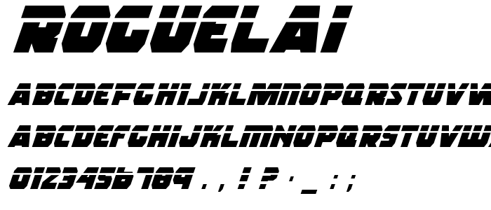 Roguelai font