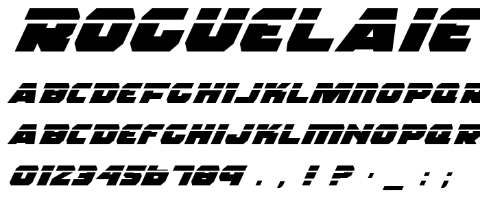 Roguelaie font