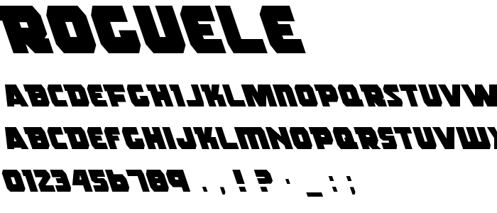 Roguele font