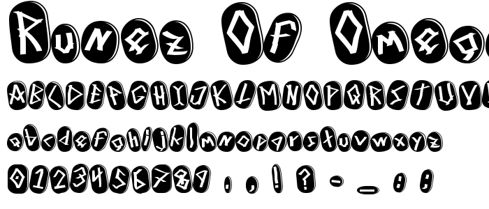 Runez_Of_Omega font