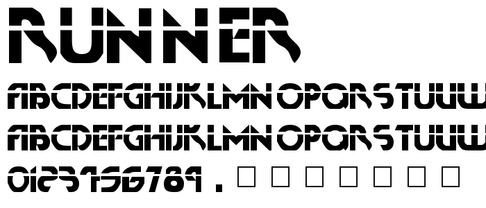 Runner font