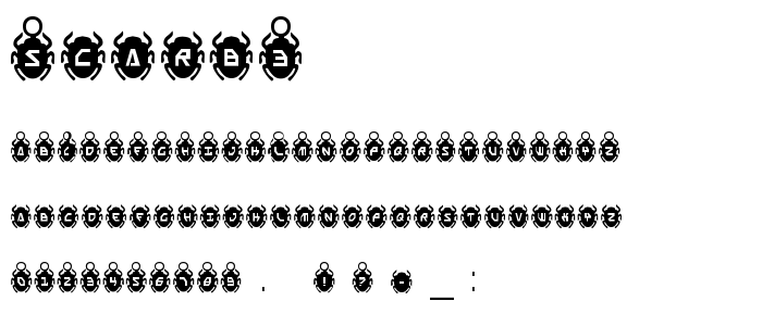 Scarb3 font