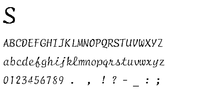 Scriptn font