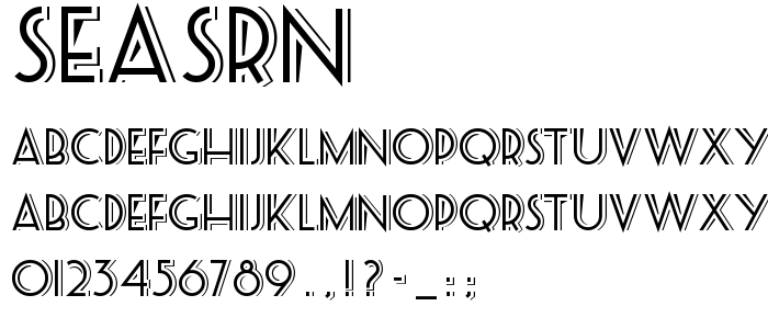 Seasrn font