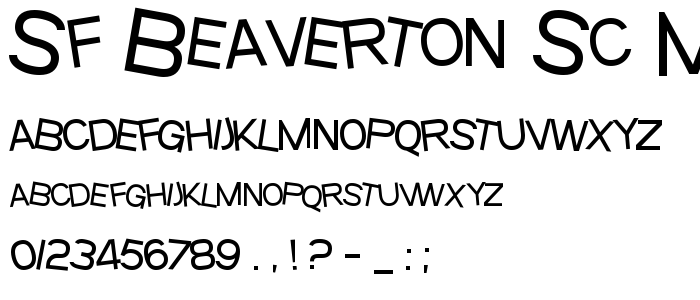 Sf_Beaverton_Sc_Medium font