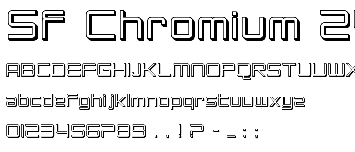 Sf_Chromium_24 font