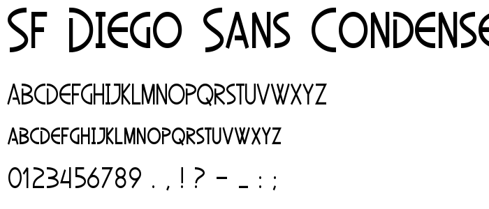 Sf_Diego_Sans_Condensed font