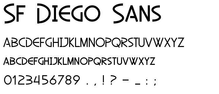 Sf_Diego_Sans font