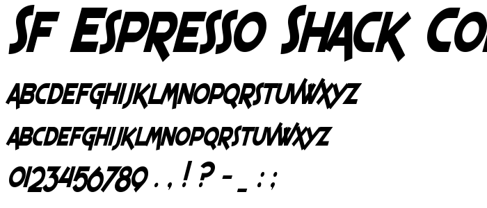 Sf_Espresso_Shack_Condensed_Bold_Italic font