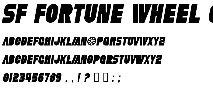 Sf_Fortune_Wheel_Condensed_Italic font