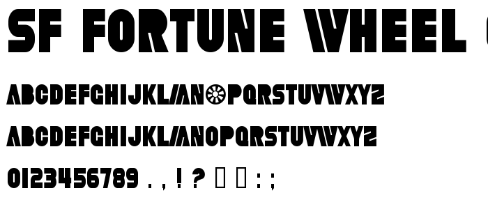Sf_Fortune_Wheel_Condensed font