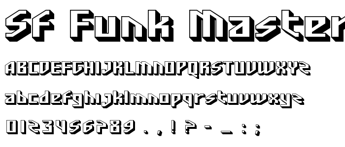 Sf_Funk_Master font