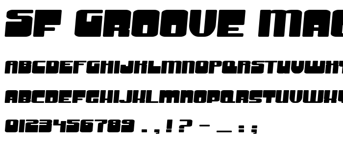 Sf_Groove_Machine_Extended_Bold font