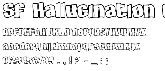 Sf_Hallucination_Outline font
