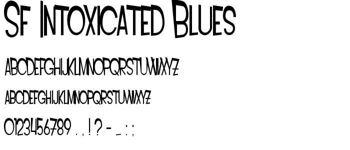 Sf_Intoxicated_Blues font