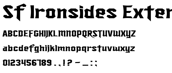 Sf_Ironsides_Extended font