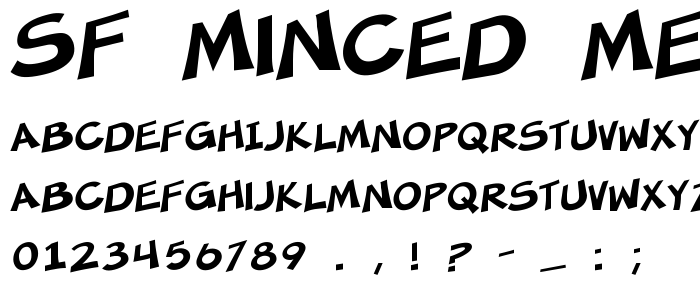 Sf_Minced_Meat font