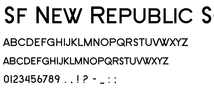 Sf_New_Republic_Sc_Bold font