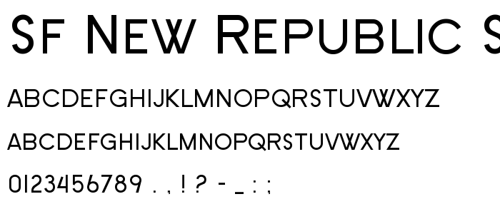 Sf_New_Republic_Sc font
