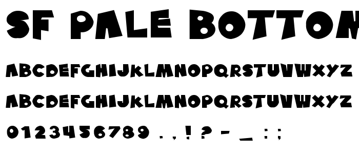 Sf_Pale_Bottom_Extended font