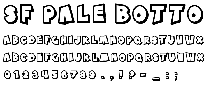 Sf_Pale_Bottom_Shaded font