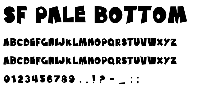 Sf_Pale_Bottom font