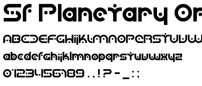 Sf_Planetary_Orbiter font