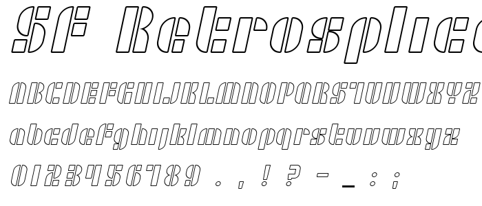 Sf_Retrosplice_Outline font