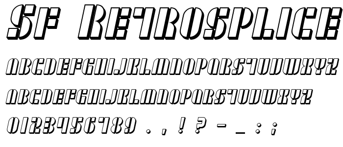 Sf_Retrosplice_Sc_Shaded font