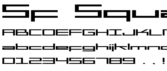 Sf_Square_Head_Extended font