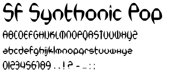 Sf_Synthonic_Pop font