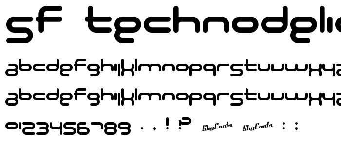 Sf_Technodelight_Ns_Bold font